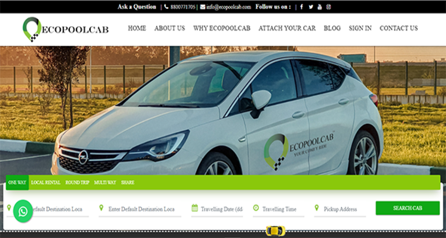 Ecopool Cab — Outstation Cab Booking Platform