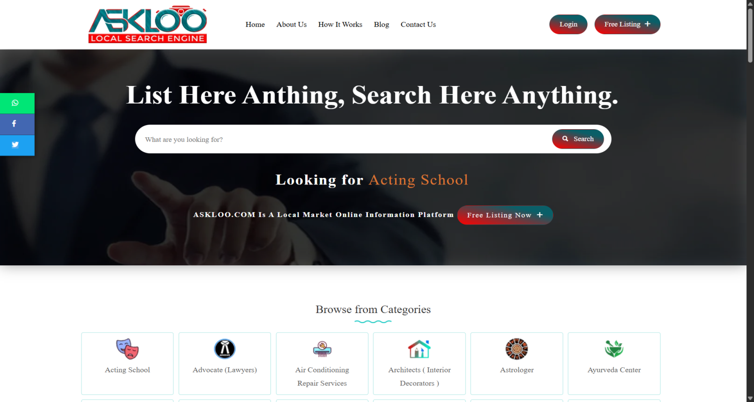 Askloo Business Listing Platform